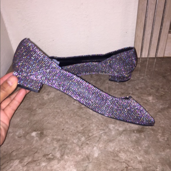 ZARA shimmery,colorful sparkly flats(39) - Picture 10 of 14